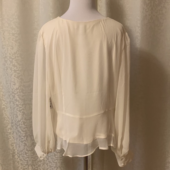 Nine West Cream Blouse - Picture 3 of 7
